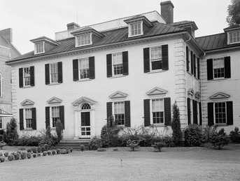 Frances Benjamin Johntson.  Photograph of the John Wright Stanly House, New Bern, 1936.  Image from the Library of Congress Carnegie Survey of the Architecture of the South. 