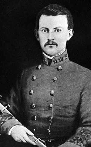 A retouched photograph of Henry "Harry" King Burgwyn, Jr. Image from the North Carolina Collection, University of North Carolina at Chapel Hill.