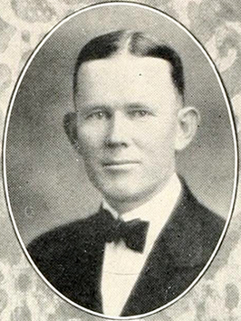 A photograph of Leslie Hartwell Campbell from the 1927 Campbell College yearbook. Image from the Internet Archive.