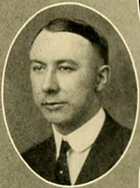 A photograph of professor James Cannon III from the 1925 Duke University yearbook. Image from the University of North Carolina at Chapel Hill.