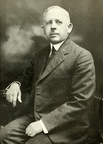 A photograph of Hugh Gwn Chatham published in 1919. Image from the Internet Archive.