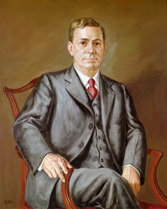 A 1973 portrait of Robert Digges Wimberly Connor by William C. Fields. Image from the North Carolina Museum of History. 