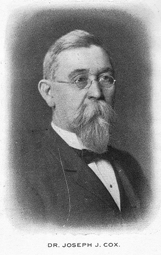A photograph of Dr. Joseph John Cox published in 1904. Image courtesy of the Heritage Research Center, High Point Public Library.