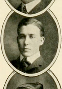 A photograph of Reuben Oscar Everett from the 1903 University of North Carolina yearbook. Image from the Internet Archive.