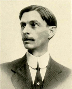 A photograph of William Preston Few from the 1916 Trinity College yearbook. Image from the University of North Carolina at Chapel Hill.