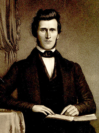 J. Sartain, engraver. &quot;J.J. Finch.&quot; Engraving. The Sermons of the Rev. Josiah J. Finch, with a Memoir of his Life. Charleston [S.C.]: Southern Baptist Publication Society. 1853. Frontispiece.