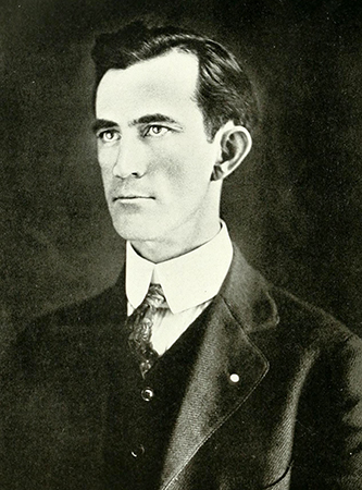 A photograph of a portrait of John Hamlin Folger. Image from the Internet Archive.