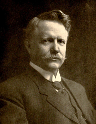 A photograph of "Colonel" Francis Henry Fries, circa 1919. Image from Archive.org.