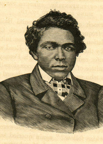 Engraved portrait of Abraham Galloway.  From William Still's <i>Underground Railroad</i>, p. 150-151, published 1872, by Porter & Coates, Philadelphia.  From the collections of the Government & Heritage Library, State Library of North Carolina. 