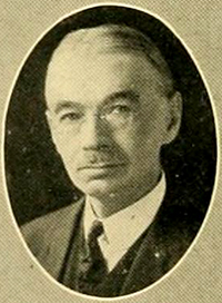 A photograph of professor William Henry Glasson from the 1925 Duke University yearbook. Image from the University of North Carolina at Chapel Hill.