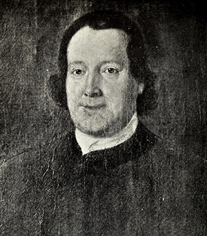 Haidt, John Valentine. "John Michael Graff, Bishop, Pastor, Diarist of Wachovia. From a portrait in the Archives of Bethlehem, Pa. ; probably painted by John Valentine Haidt." Painting. Records of the Moravians in North Carolina. Volume II: 1752-1775. Raleigh, Edwards & Broughton Print. Co. 1925. Frontispiece.