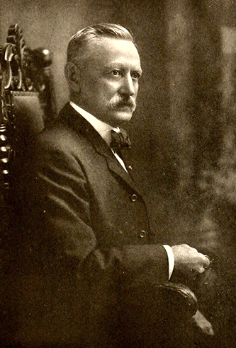 A photograph of Hiram Louis Grant published in 1919. Image from the Internet Archive.