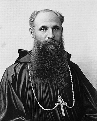 A 1906 engraving of Bishop Leo Haid from Samuel A. Ashe's <i>Biographical History of North Carolina</i>, Volume 4, published 1906 by Charles L. Van Noppen Publisher, Greensboro, North Carolina.  Presented on Archive.org.   