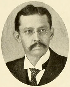 A photograph of professor Thomas Perrin Harrison from the 1909 North Carolina State University yearbook. Image from North Carolina State University.