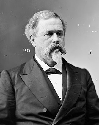 A photograph of Joseph Roswell Hawley taken between 1865 and 1880. Image from the Library of Congress.