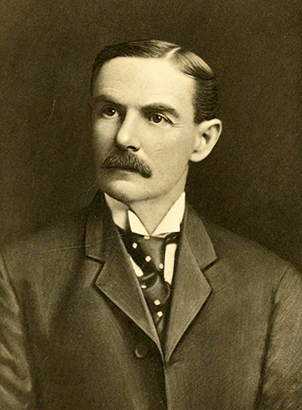 An engraving of college president Daniel Harvey Hill, Junior, from the 1906 North Carolina College of Agriculture and Mechanic Arts yearbook. 