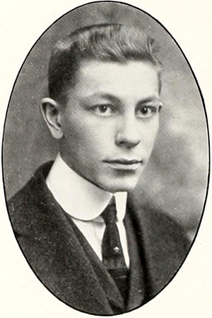 "Robert Powell Holding, LL.B., Ev." Photograph. The Howler vol. 15. Philomathesian and Euzelian Literary Societies of Wake Forest College. 1917. 44.