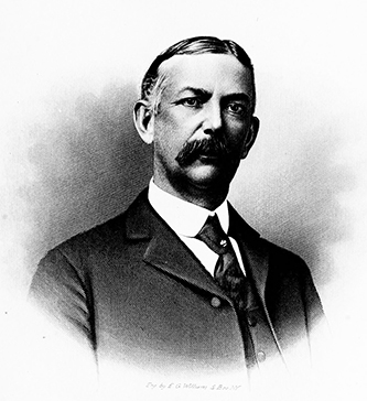 An engraving of Walter Lawrence Holt published in 1905. Image from the Internet Archive.