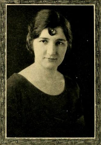 Senior portrait of Mary Elizabeth Eskridge, from the Duke University yearbook <i>The Chanticleer,</i> [p. 57]. published 1925.  Presented on DigitalNC. 
