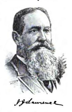 Engraved image of Joseph Joshua Lawrence, from J. T. White's <i>National Cyclopedia of American Biography</i>, Volume 12, p. 32, published 1904 by James T. White & Company, New York.  Presented on Archive.org. 