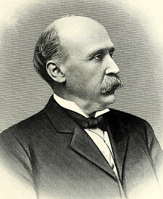 An engraving of Benjamin F. Long published in 1917. Image from the Internet Archive / N.C. Goverment & Heritage Library.