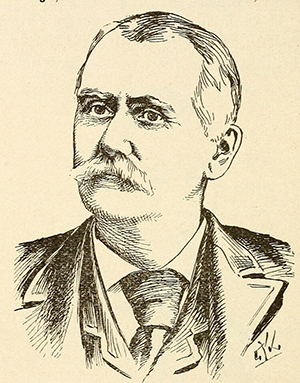 An engraving of Edward Francis Lovill published in 1893. Image from the Internet Archive.