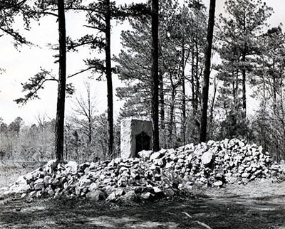 The grave of Nathaniel Macon at Buck Springs, near Warrenton. Image from the North Carolina Museum of History.