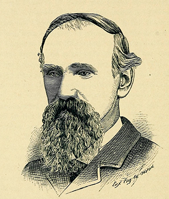 An engraving of William Joseph Martin published in 1887. Image from the Internet Archive.