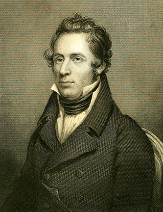An engraving of Francois Andre Michaux published in 1865. Image from Archive.org.