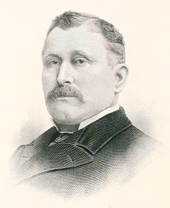 An engraving of Representative James Montraville Moody published in 1903. Image from Archive.org.