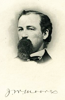 Lithographic print of John Wheeler Moore, circa 1890-1906. Image from the North Carolina Museum of History.