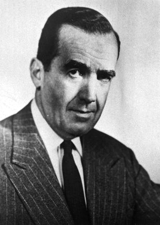 A photograph of Edward Roscoe Murrow. Image from East Carolina University.
