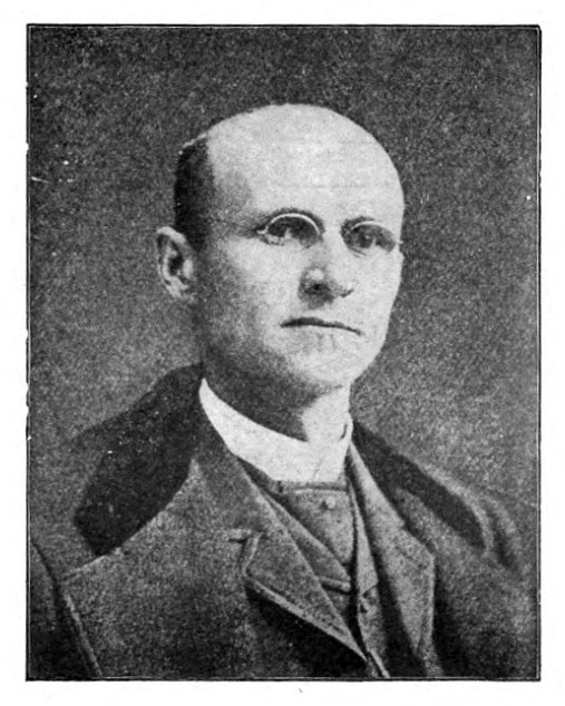 Photograph of Edgar Wilson Nye, from <i>Bill Nye's Sparks.</i> Published 1901, Hurst & Company, New York.  Presented by HathiTrust. 