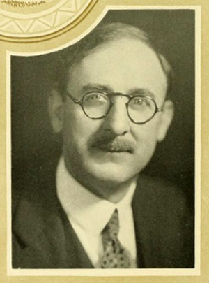 Photograph of Howard Washington Odum, Ph.D. From the University of North Carolina yearbook <i>The Yackety Yack</i>,  Volume XXXX, p. 26. Published 1930 by the Publications Union of the University of North Carolina, Chapel Hill. 