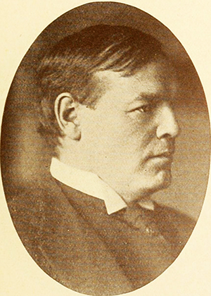 A photograph of James Walker Osborne (1859-1919) published in 1918. Image from the Internet Archive.