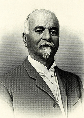 An engraving of Edward James Parrish published in 1917. Image from the Internet Archive / N.C. Goverment & Heritage Library.