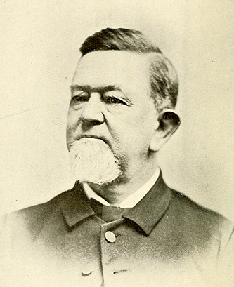A photograph of Thomas Henderson Pritchard published in 1896. Image from the Internet Archive. 