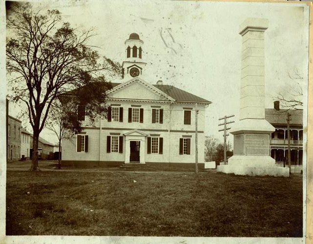 Photograph of the Chowan County Courthouse in Edenton, NC, circa 1900-1920.  William Pruden figured prominently in the court cases of Chowan County and surrounding Albemarle region.  Courtesy of the North Carolina Museum of History. 
