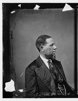 "Hon. Hiram R. Revels of Miss.," photograph, 1860-1870. From the Brady-Handy Collection, Library of Congress Prints and Photographs Online Catalog. 