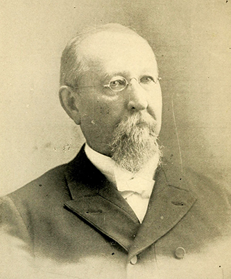 A photograph of Rev. Jethro Rumple. Image from Archive.org.