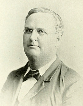 A photograph of George W. Sanderlin published in 1892. Image from the Internet Archive.