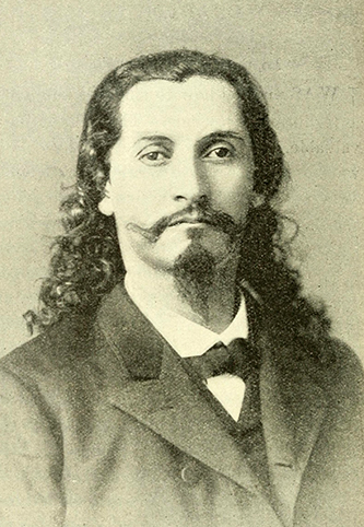 A photograph of Nimrod Jarrett Smith published in 1892. Image from the Internet Archive.
