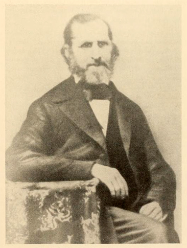 Portrait of "Dr. Patrick J. Sparrow, 1802-1867, Eighth President of Hampden-Sydney College," from the <i>Record of the Hampden-Sydney Alumni Association</i> Volume 31:1 (October), p. 25, published 1956 by Hampden-Sydney College.  Presented on Archive.org. 