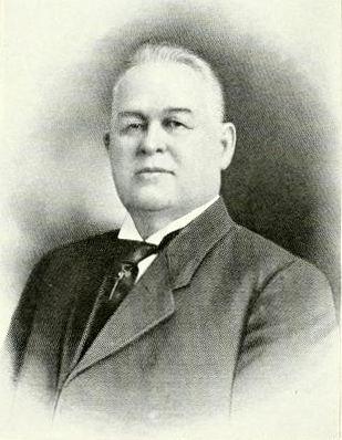 Portrait of Henry Leonidas Stevens [Sr.], from R. D. W. Connor's <i>History of North Carolina: North Carolina Biography</i>, Vol. IV, p. 376, published 1919, The Lewis Publishing Company, Chicago.  Henry Leonidas Stevens was the father of Henry Leonidas Stevens, Jr., and an attorney and public official in Kenansville, North Carolina.  