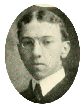 Senior portrait of William Asbury Whitaker from the University of North Carolina yearbook <i>The Yackety Yack</i>, 1904, p. 27.  Presented on DigitalNC. 