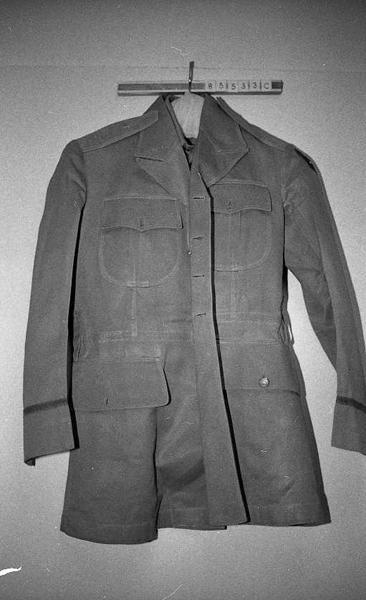 Military uniform worn by John Elliott Wood.  Associated with his service in the Philippine Islands from 1934 to 1936.  Item H.1985.53.3, from the North Carolina Museum of History. 
