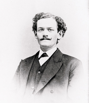 Dr. Henry T. Bahnson (1845-1917) was the son of George Frederick Bahnson and Paulina Bahnson nee Conrad. He married Adelaide Hedwig de Schweinitz and after her death in 1871, married Emma Fries." Image courtesy of Digital Forsyth. 