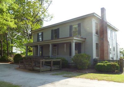 Joshua Barnes house, Wilson, NC. Courtesy of Preservation of Wilson. 