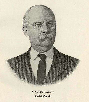Walter Clark. Image courtesy of "Prominent people of North Carolina: brief biographies of leading people for ready reference purposes".