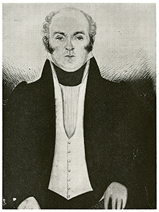 Unidentified artist, circa 1823. "Robert 'Robin' Davidson."